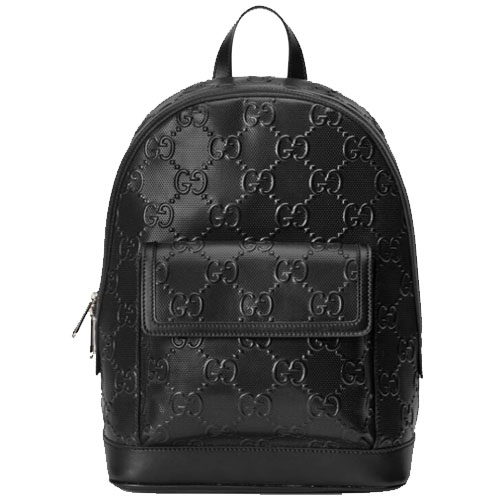 Gucci GG print embossed backpack