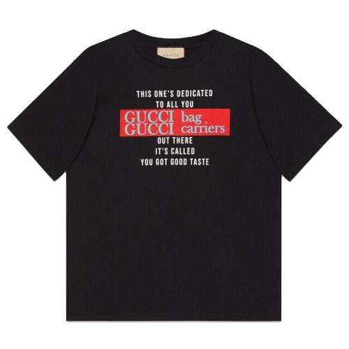 Gucci Print T-Shirt Black