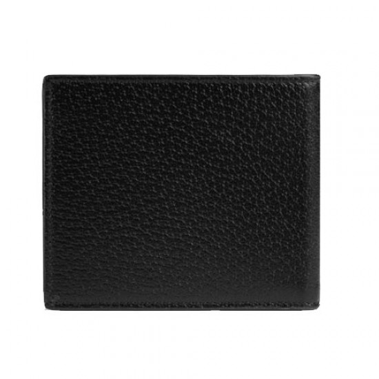 Animalier Leather Wallet Black