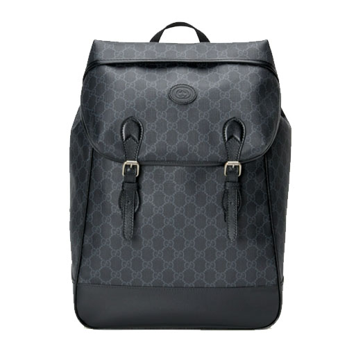 Interlocking GG Medium Backpack Black