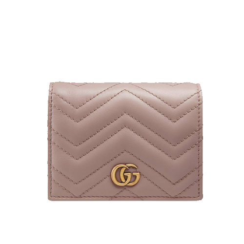 GG Marmont Card Holder Nude
