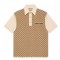 GG jacquard silk cotton jersey polo shirt