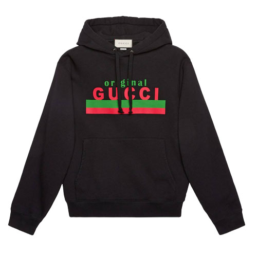 Original Gucci printed sweatshirt white