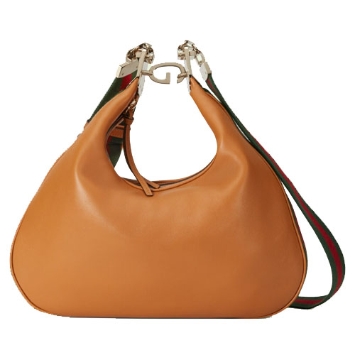 Gucci Attache Large Shoulder Bag Orange