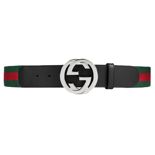 Webbing G belt with buckle Red green