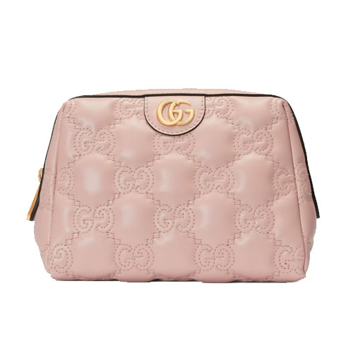 GG Matelassé beauty case pink