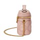GG Matelasse top handle mini bag pink
